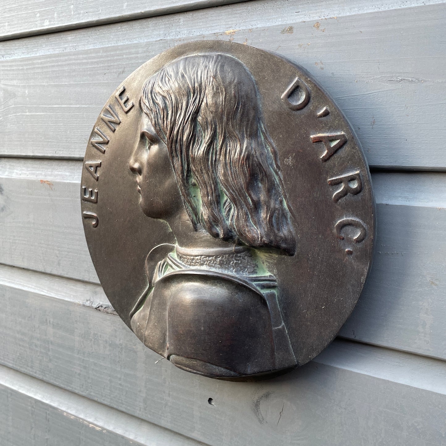 Joan of Arc Round Wall Plaque