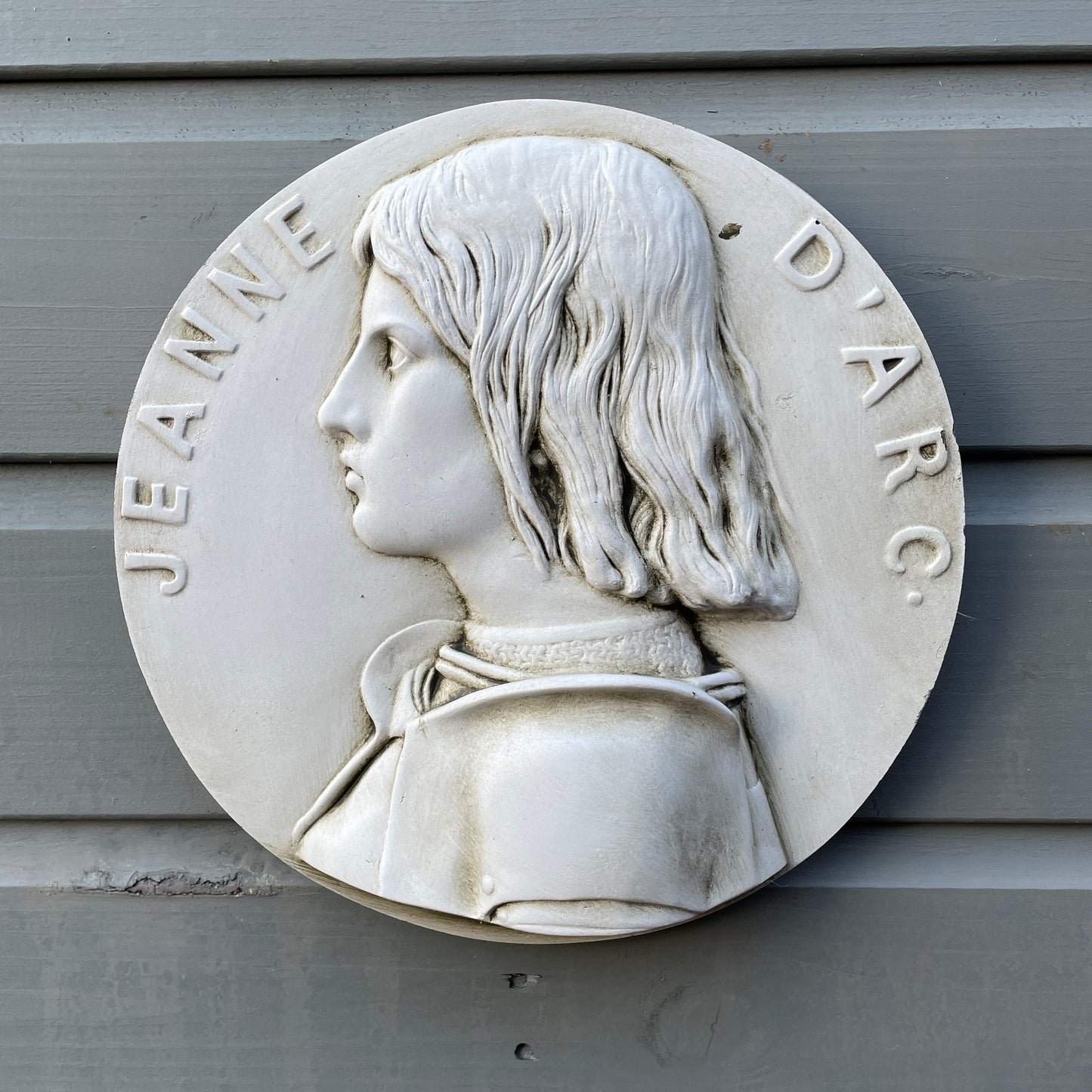 Joan of Arc Round Wall Plaque