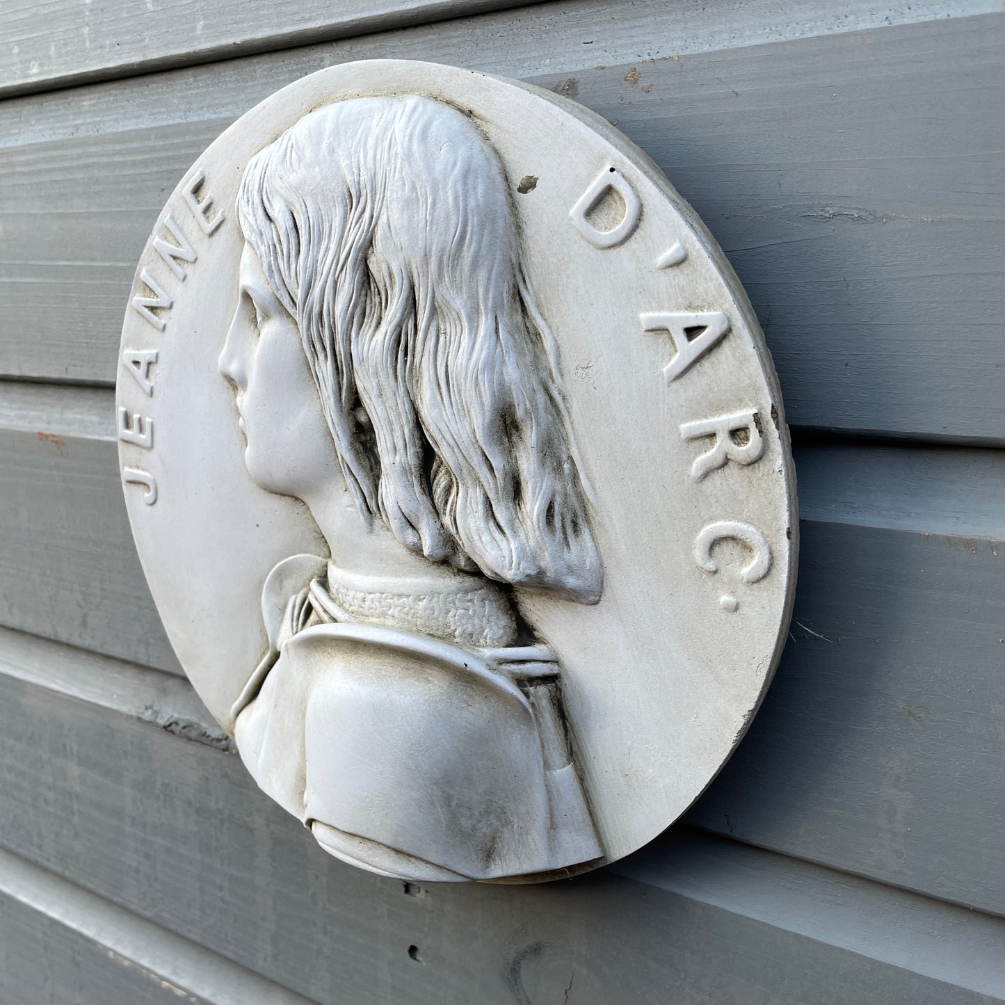 Joan of Arc Round Wall Plaque