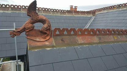 Brighton Dragon Large Angled Roof Finial