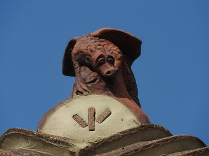 Baby J Dragon Half Round Roof Finial