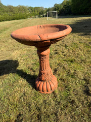 Large Peacock Bird Bath