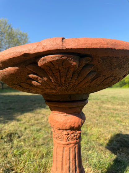 Large Peacock Bird Bath