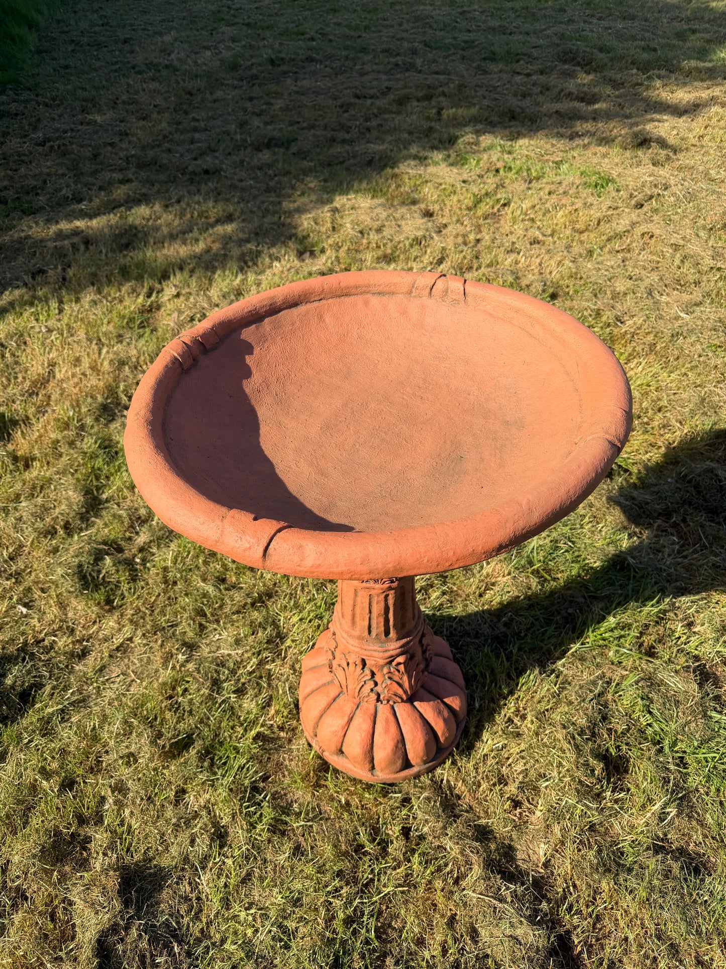 Large Peacock Bird Bath