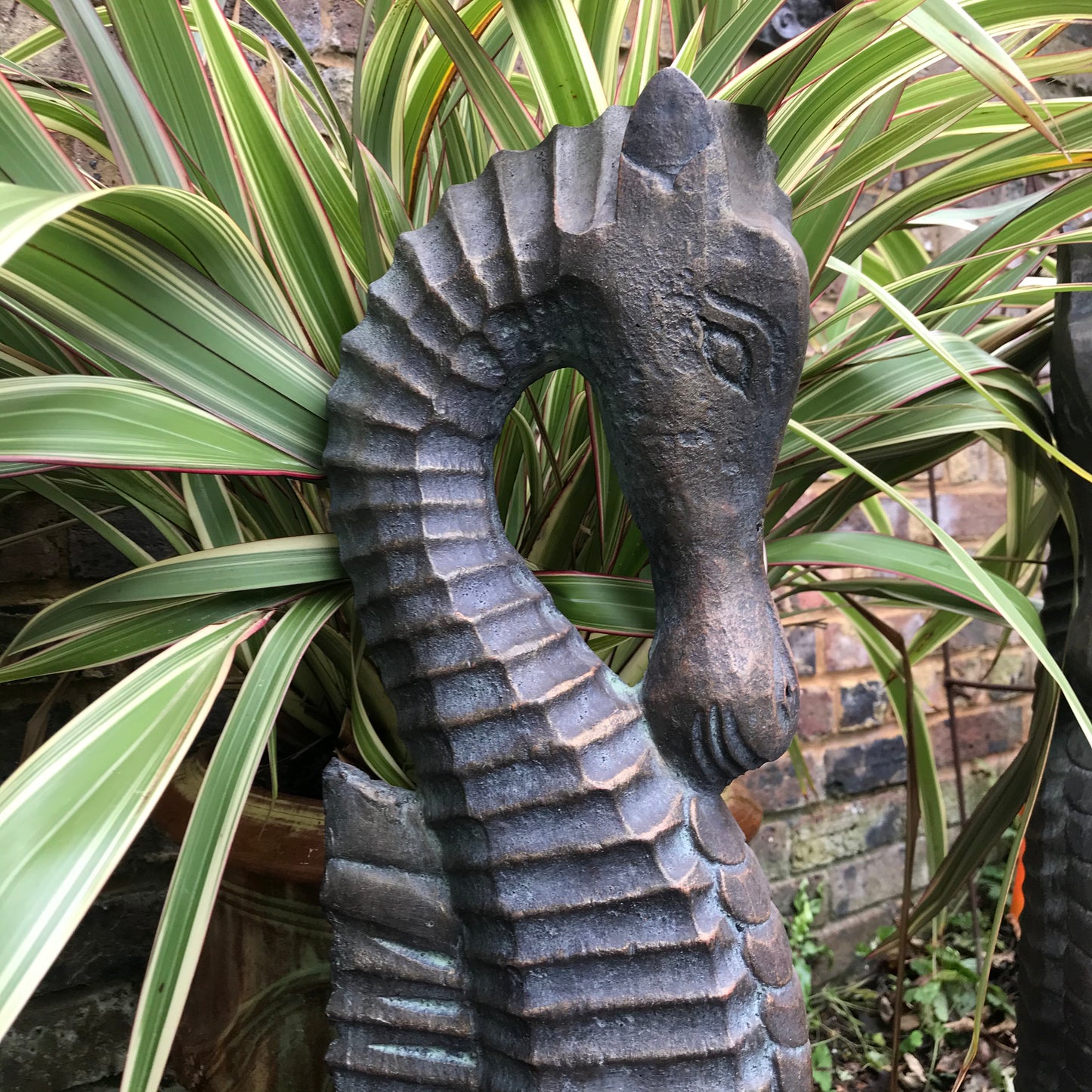 Pair of Seahorse Statues