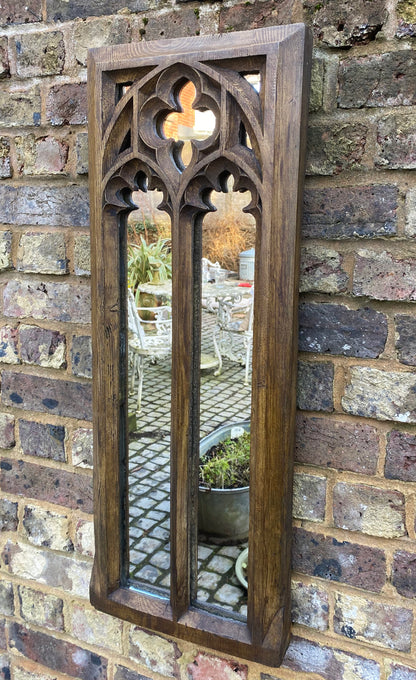 Wood Gothic Mirror