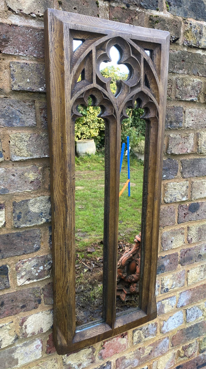 Wood Gothic Mirror