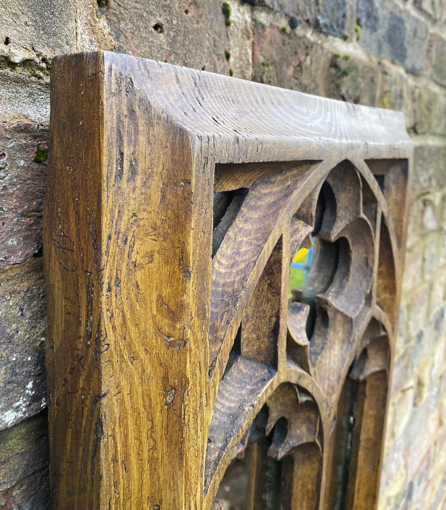 Wood Gothic Mirror