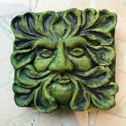 Pocket Set of 5 Green Man Plaques