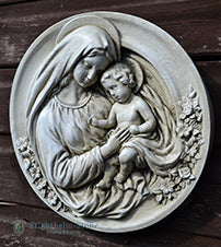 Madonna and Child Wall Plaque