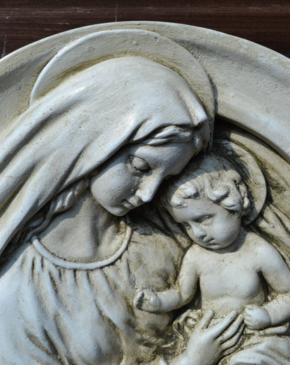 Madonna and Child Wall Plaque