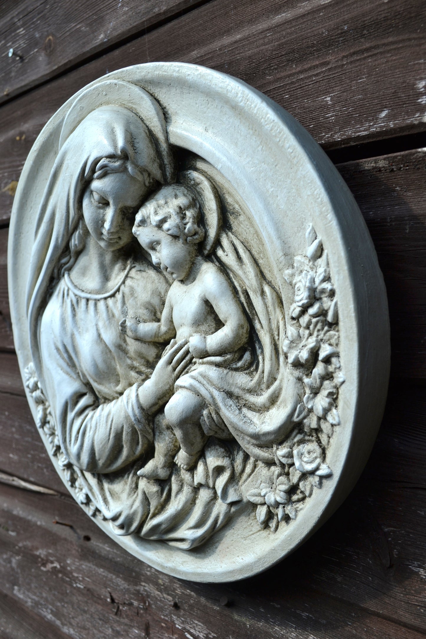 Madonna and Child Wall Plaque