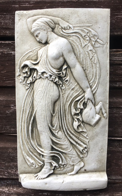 Set of 3 Classical Wall Plaques of Female Figures