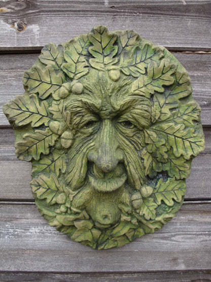 Oak King Green Man Plaque