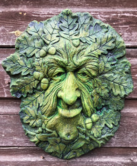 Oak King Green Man Plaque