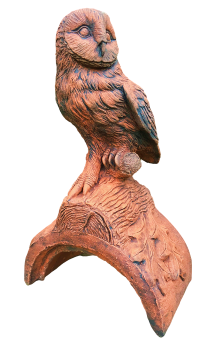 Owl Half Round Roof Finial