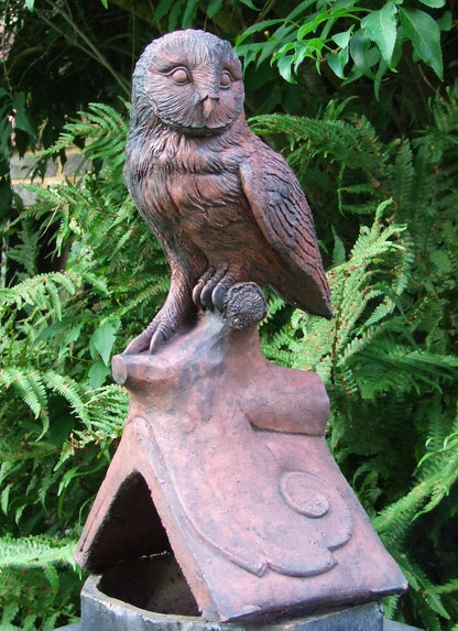 Owl Angled Roof Finial
