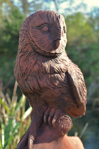 Owl Angled Roof Finial