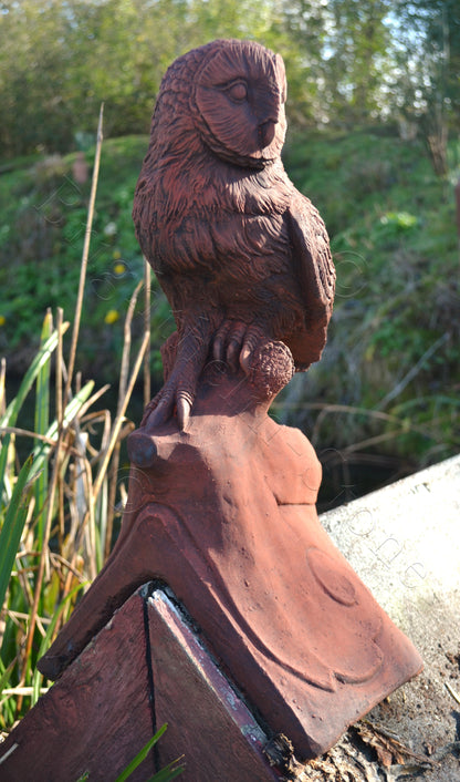 Owl Angled Roof Finial