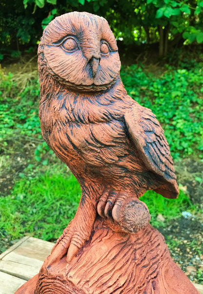 Owl Half Round Roof Finial