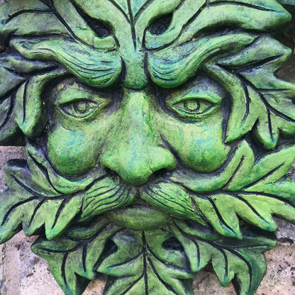 Pagan King Green Man Plaque
