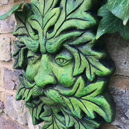 Pagan King Green Man Plaque