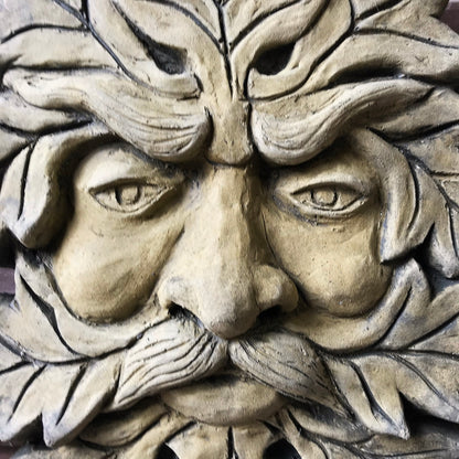 Pagan King Green Man Plaque