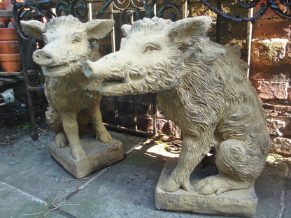 Wild Boar Statues