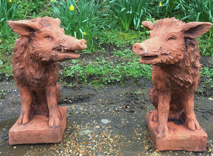 Wild Boar Statues