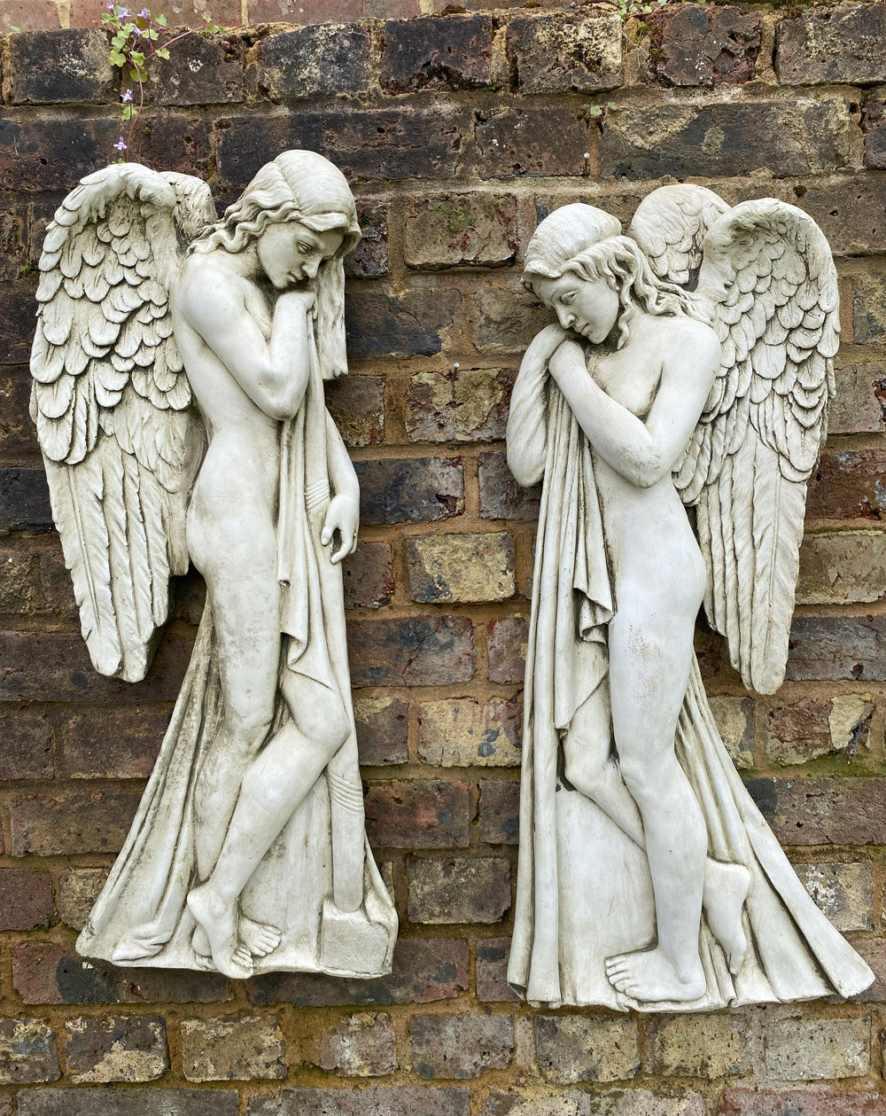 Canova's Angel Plaque Pair