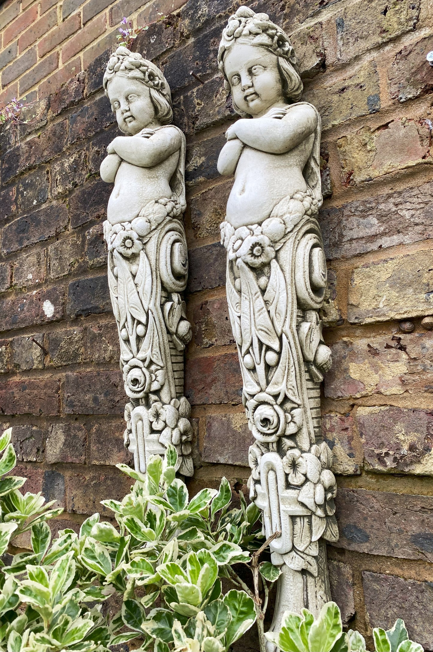 Pair of Cherub Corbels