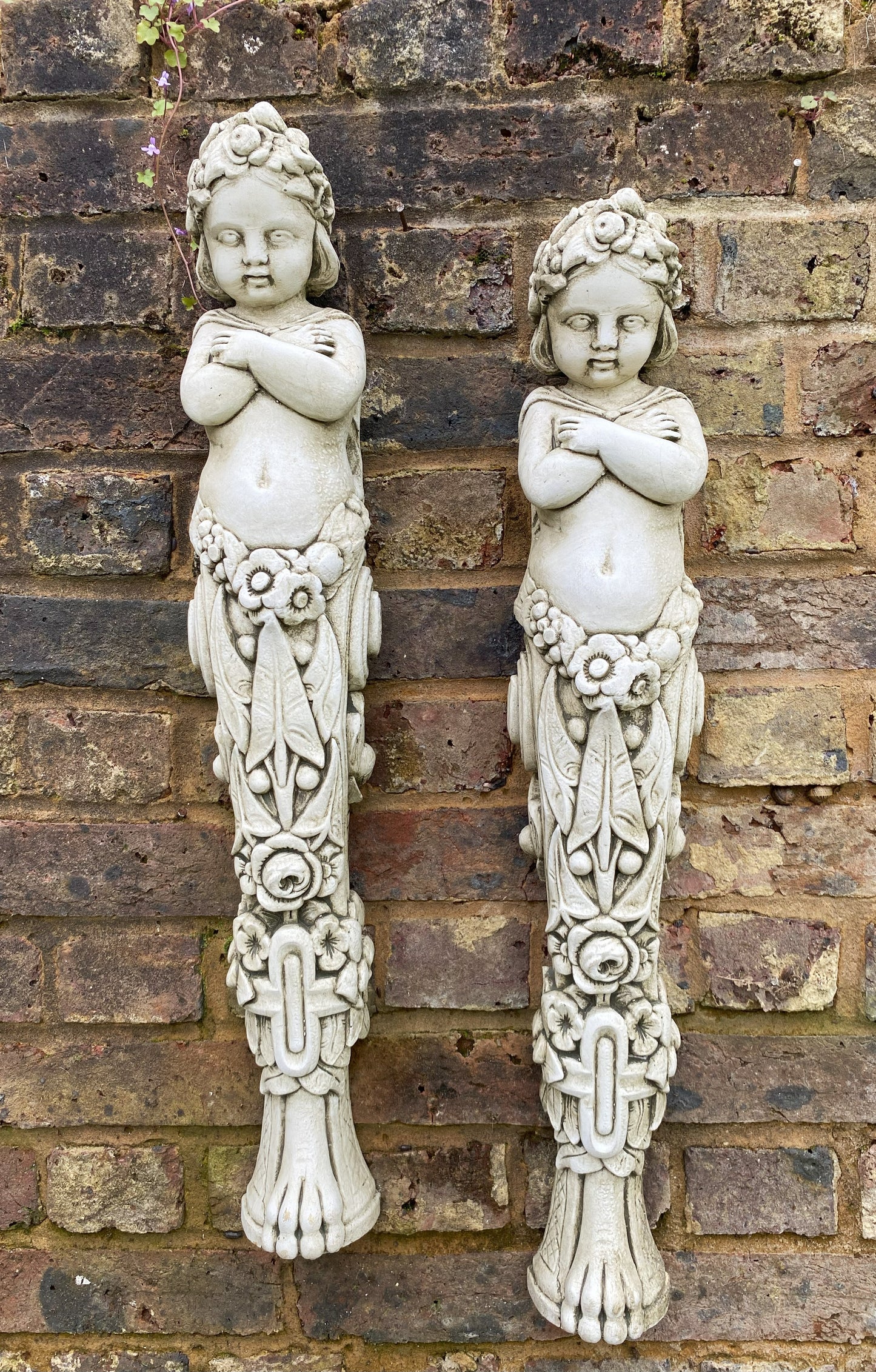 Pair of Cherub Corbels