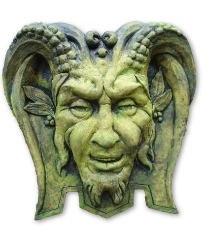 Pan Green Man Plaque