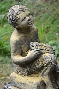 Pan Statue Playing Pipes