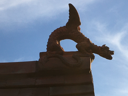 Small Brighton Dragon Angled Roof Finial