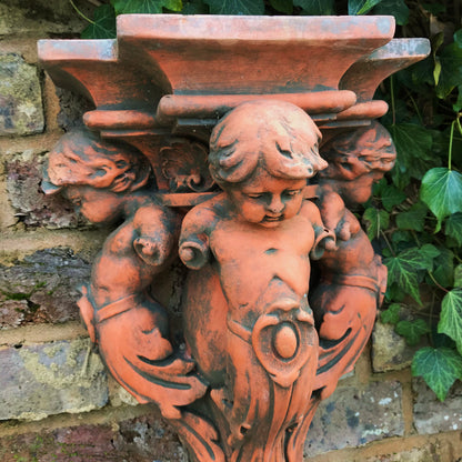 Rococo Cherub Corbel Pair