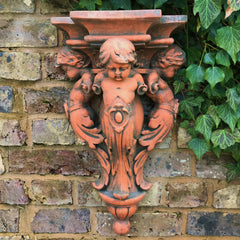 Rococo Cherub Corbel Pair