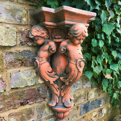 Rococo Cherub Corbel Pair