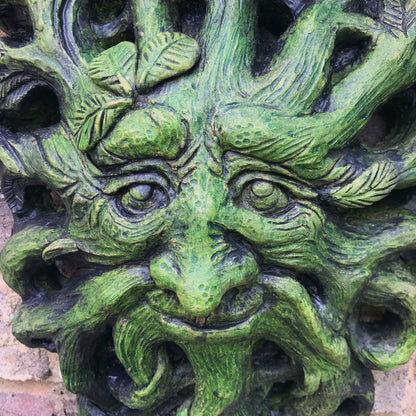 Root Green Man Plaque
