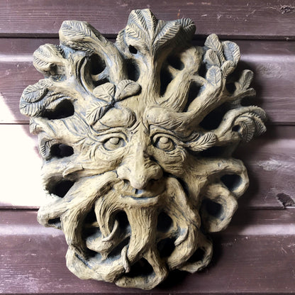 Root Green Man Plaque