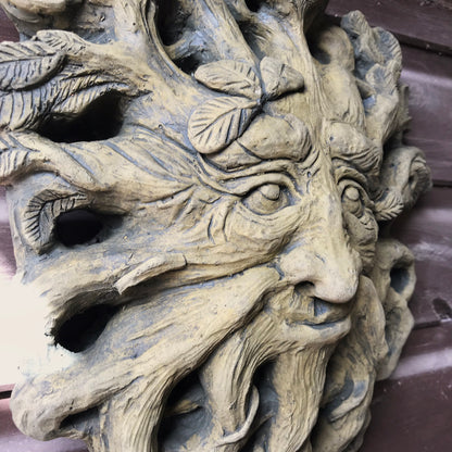 Root Green Man Plaque