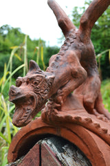 Small Brighton Dragon Half Round Roof Finial