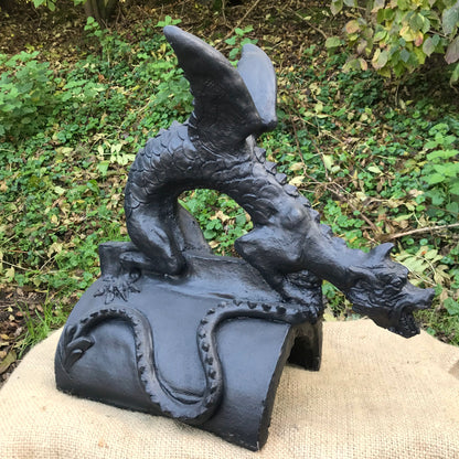 Small Brighton Dragon Half Round Roof Finial