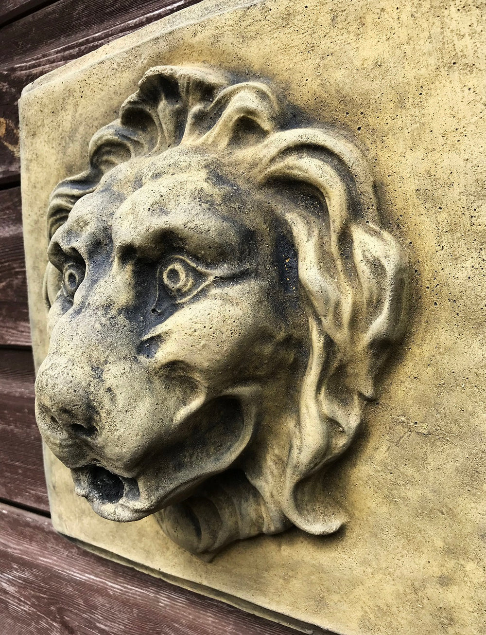 Lion Head Square Fountain Mask with hole