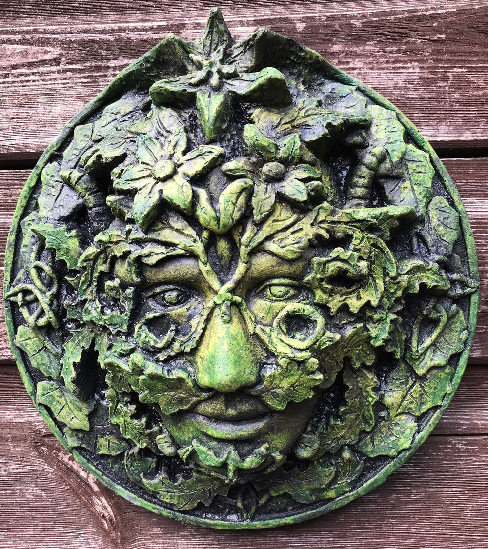 Summer Green Man Plaque