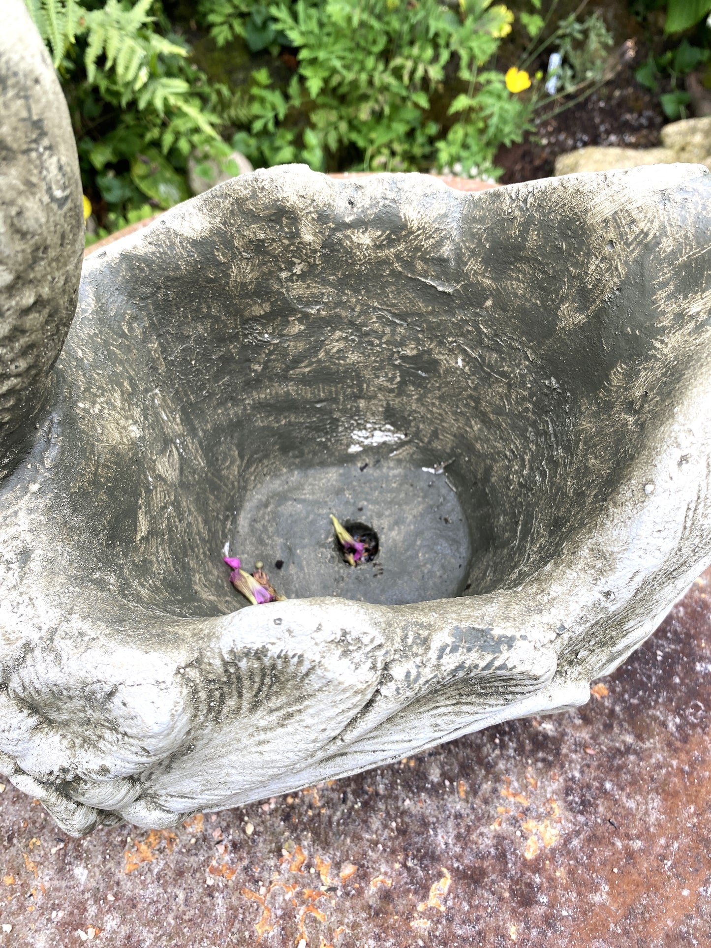 Swan vintage style planter