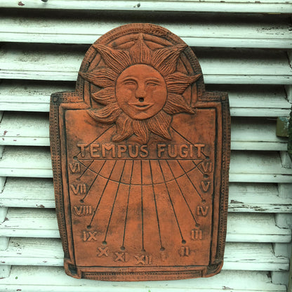 Tempus Fugit Sundial Plaque