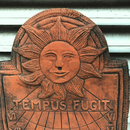 Tempus Fugit Sundial Plaque