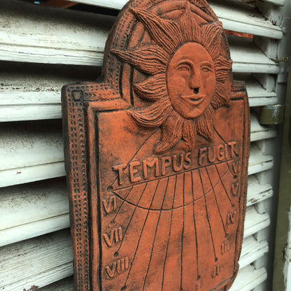 Tempus Fugit Sundial Plaque