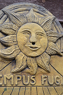Tempus Fugit Sundial Plaque